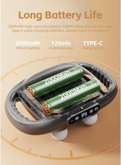 6-Head Deep Tissue Massage Gun for Muscle Recovery