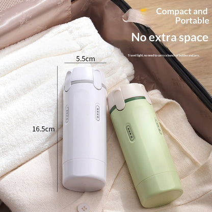 4 In 1 Leak Proof Travel Dispenser Portable Bottles For Perfume Shampoo Conditioner Lotion