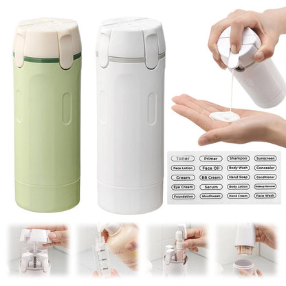 4 In 1 Leak Proof Travel Dispenser Portable Bottles For Perfume Shampoo Conditioner Lotion