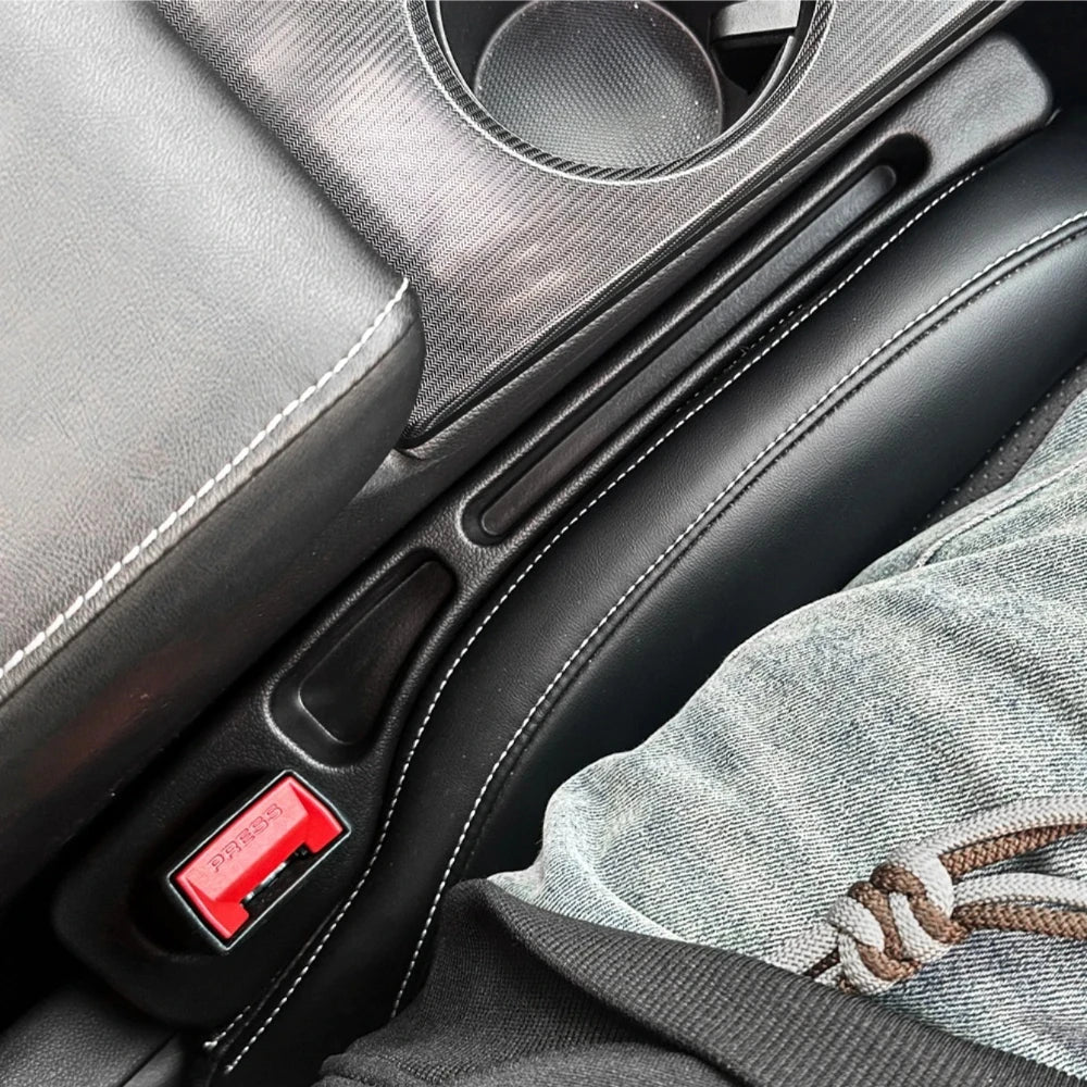 2pc car seat gap filler organizer waterproof car seat gap plug strip